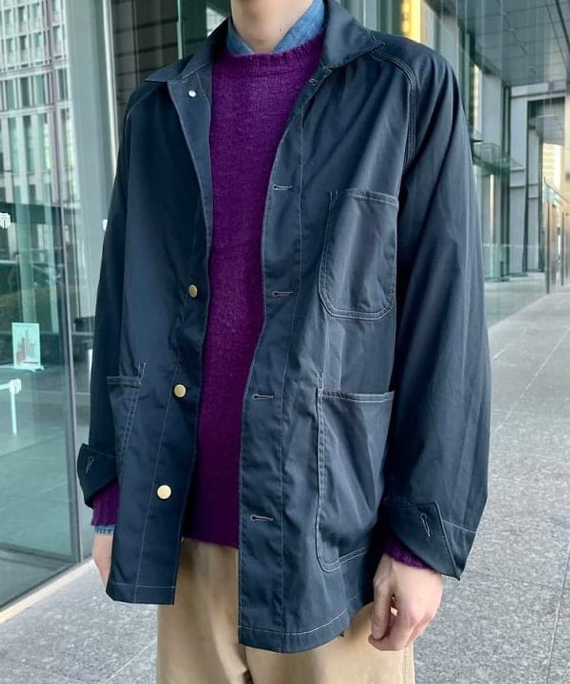 BEAMS LIGHTS Twill Coverall 상품이미지3