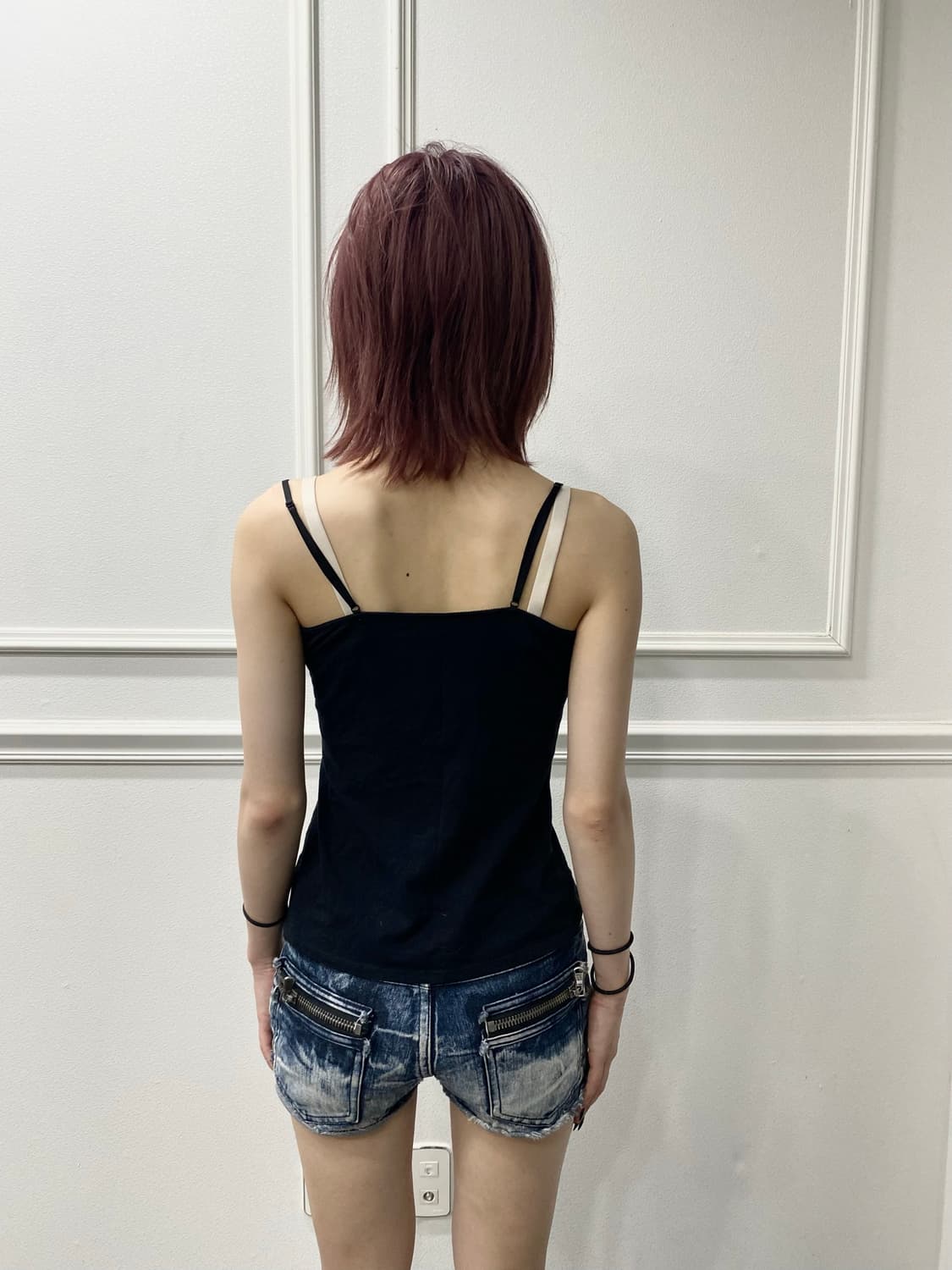 Y2K Design black Sleeveless 상품이미지3