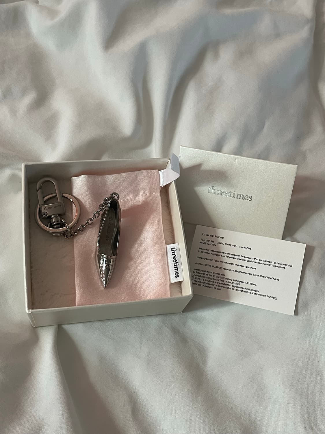 쓰리타임즈 mini pumps keyring 상품이미지2