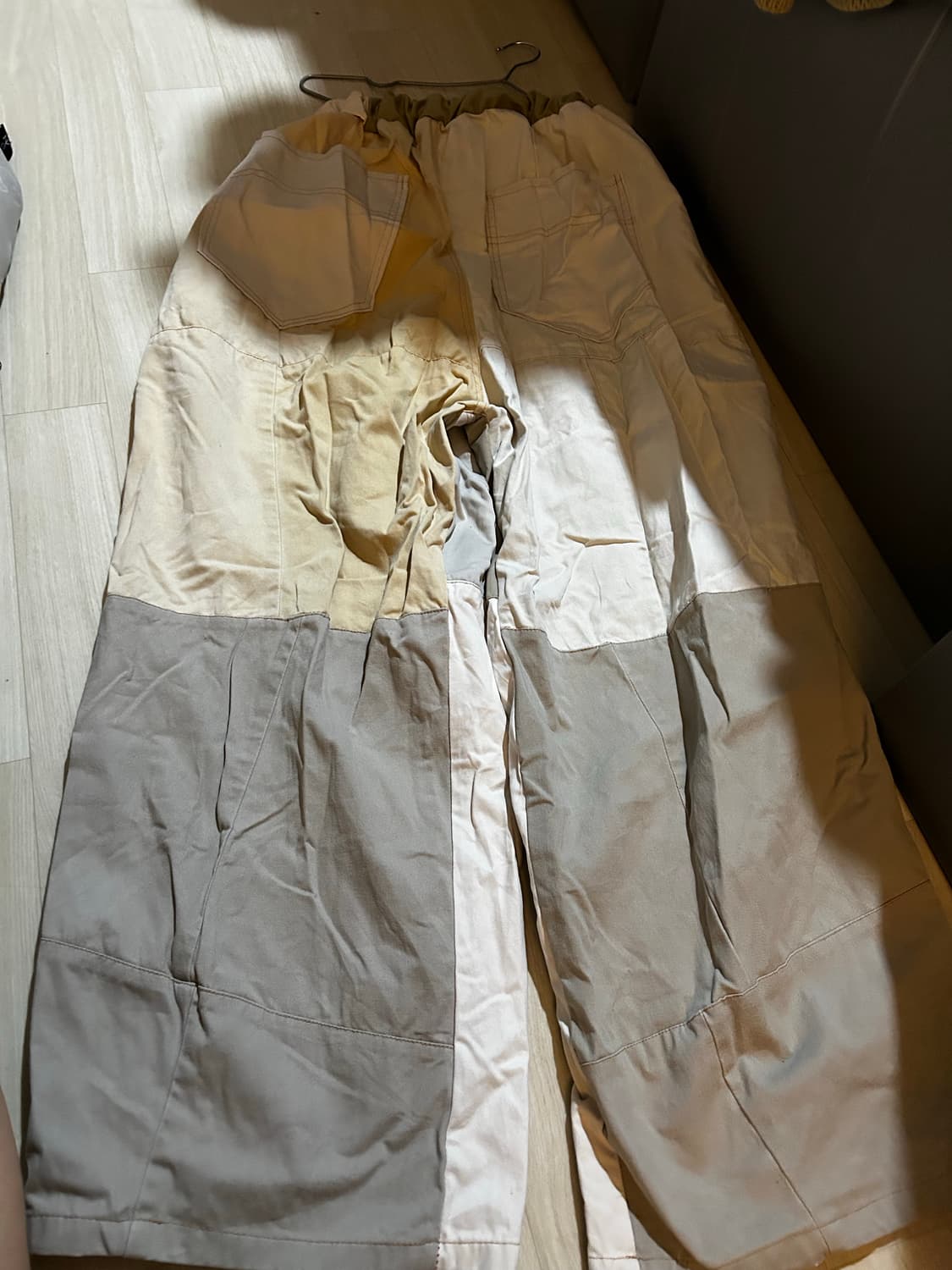 배색 바지두개 상품이미지2