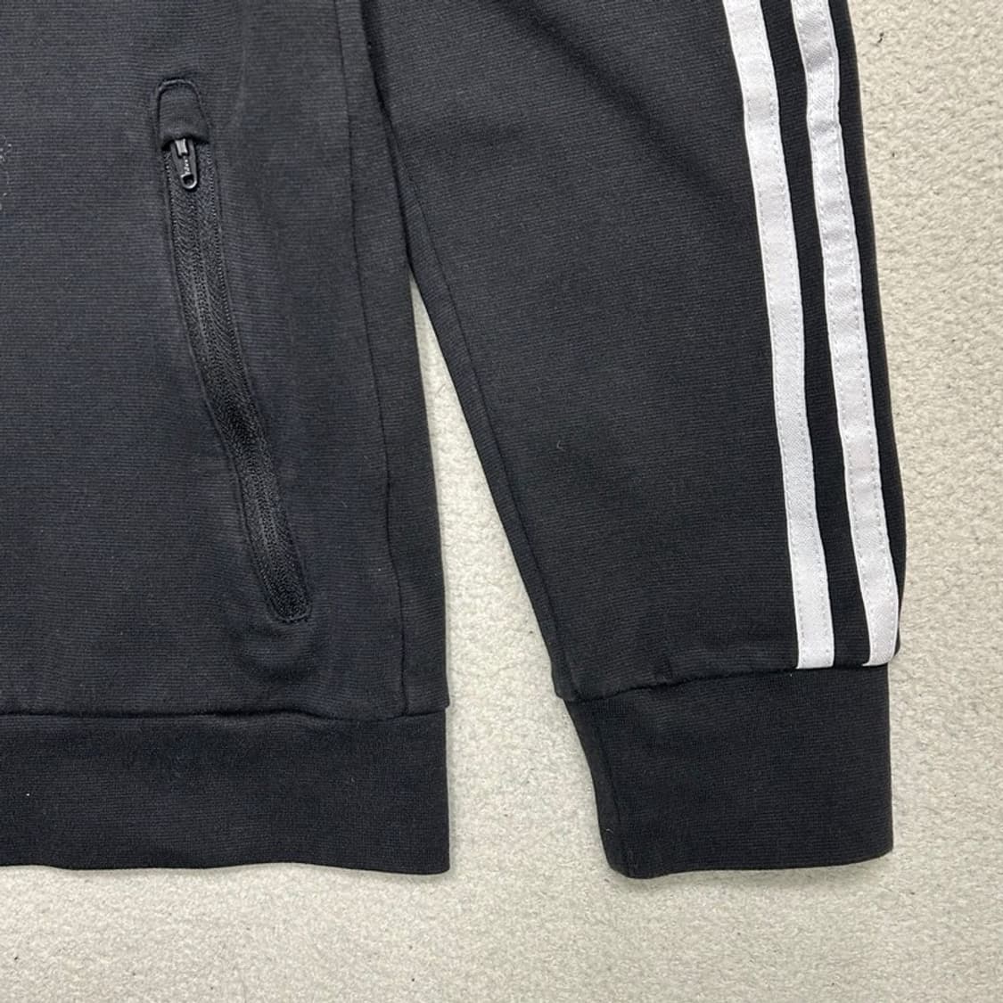 아디다스 트랙탑 코튼 져지 블랙 160 상품이미지3