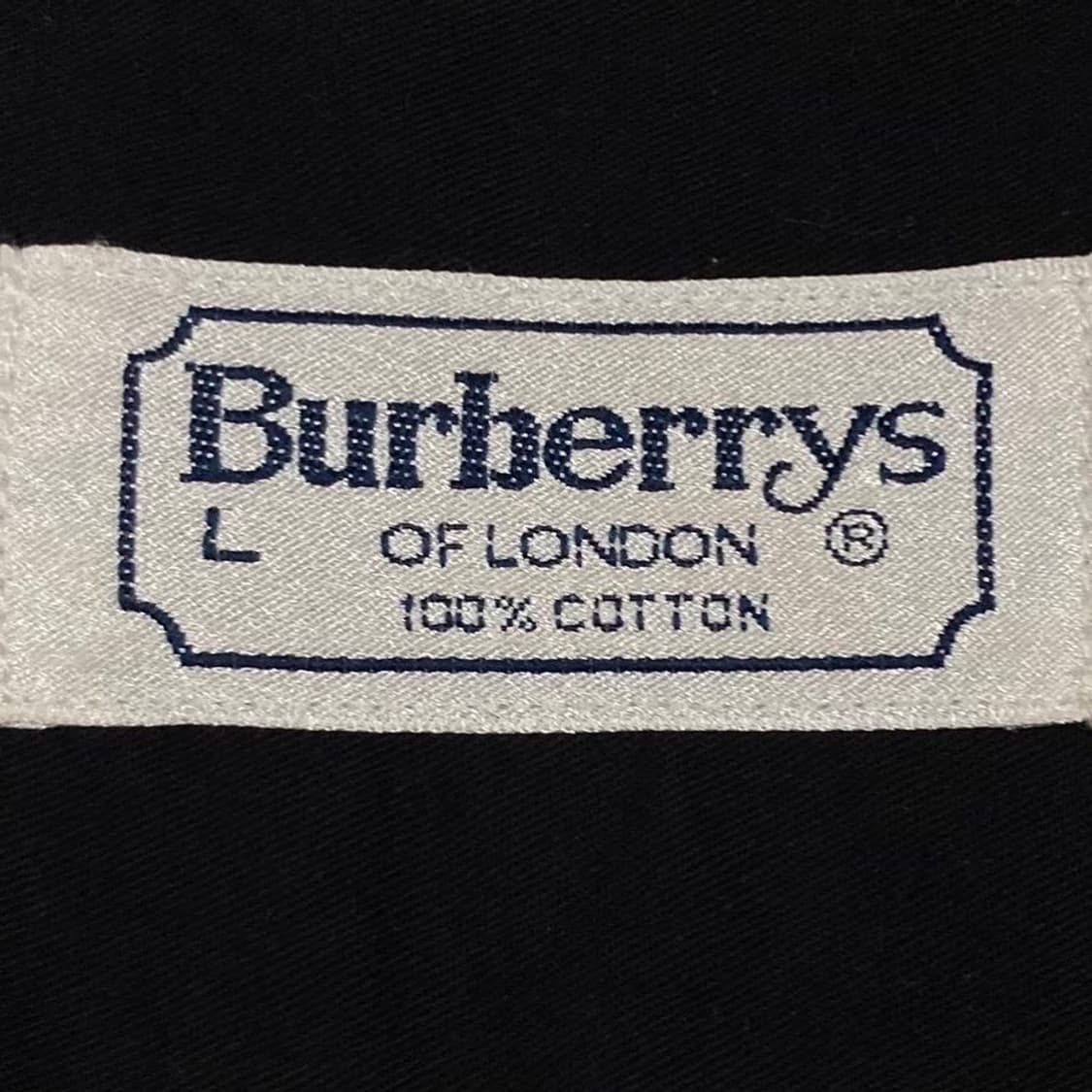 Burberry 자수로고 블랙 반팔셔츠 상품이미지4