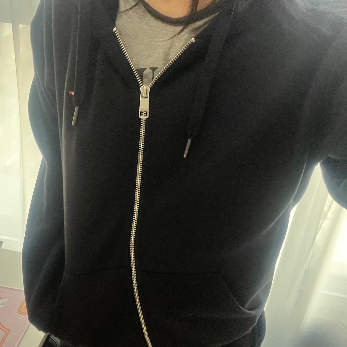 타미힐피거 기모 후드집업 상품이미지4