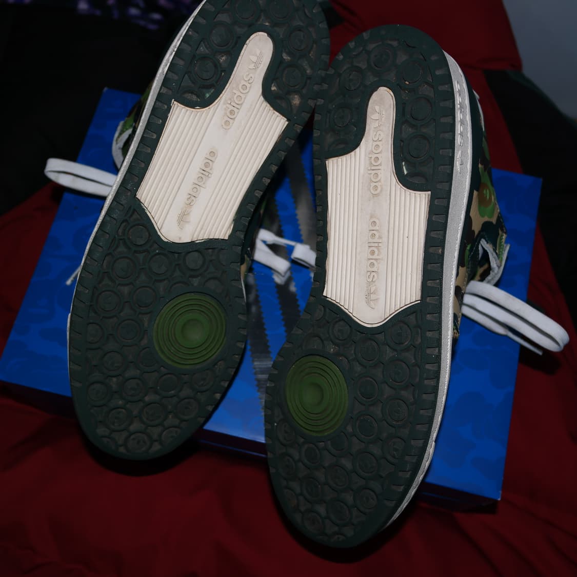 [265] 아디다스 x 베이프 포럼 84 로우 그린 카모 상품이미지6