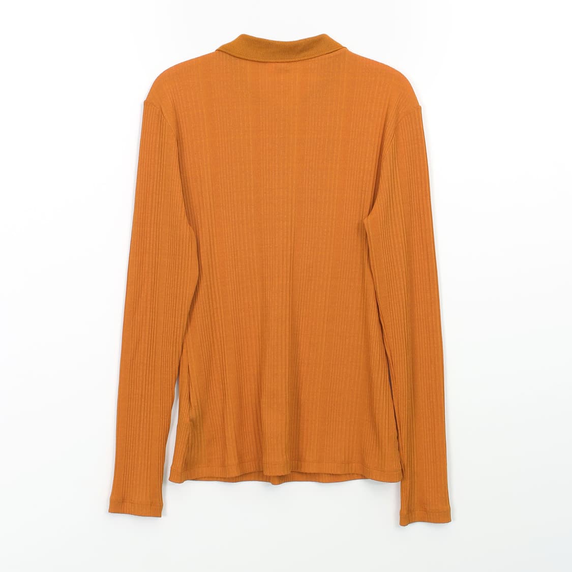 앤아더스토리즈 오렌지 골지 반집업 니트 상품이미지4