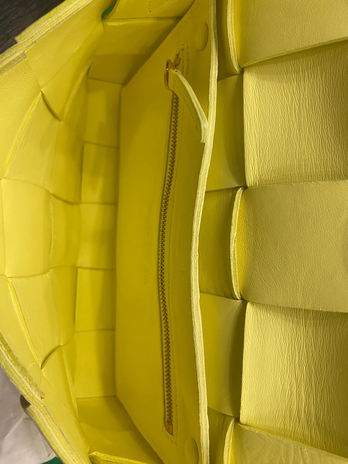 보테가 베네타 카세트백 레몬셔벗 스몰 상품이미지6