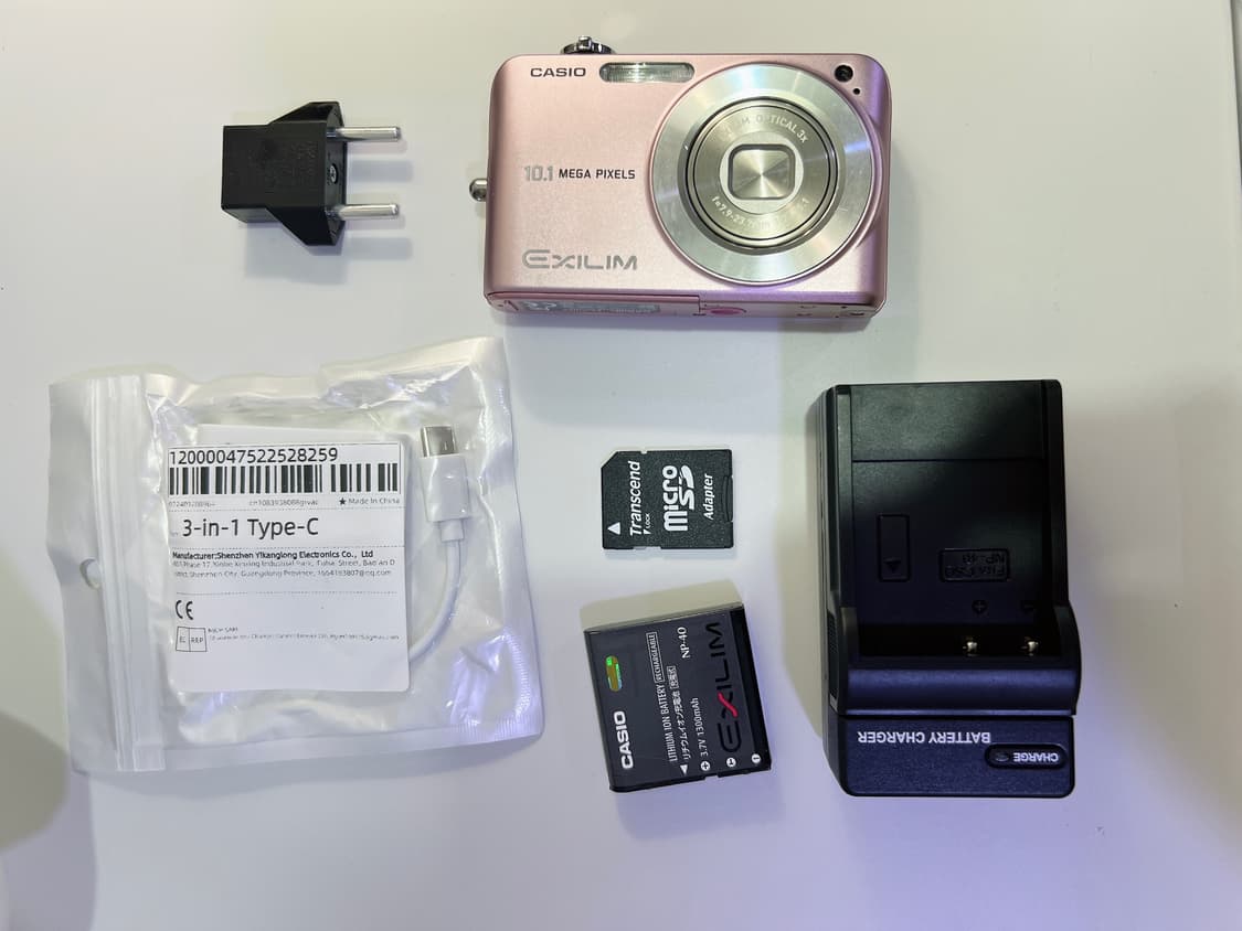 민트급) 카시오 엑슬림 z1080 핑크 상품이미지1