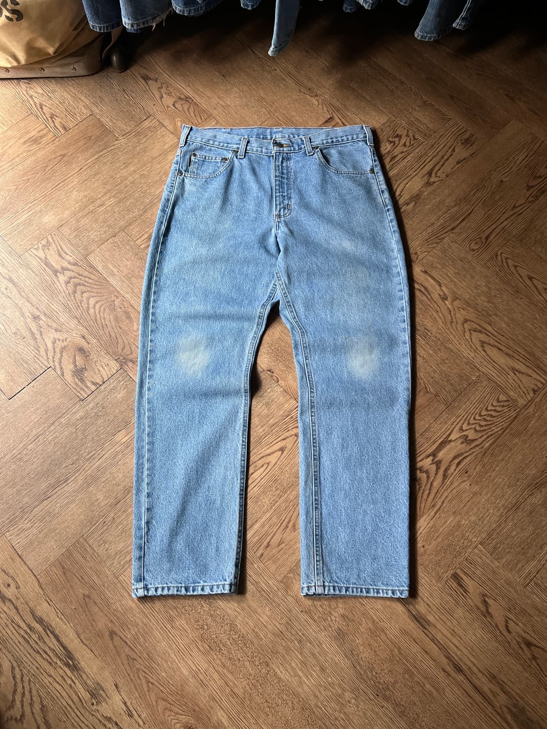 [35]칼하트 USA 빈티지 워싱 워크 데님 팬츠 상품이미지2