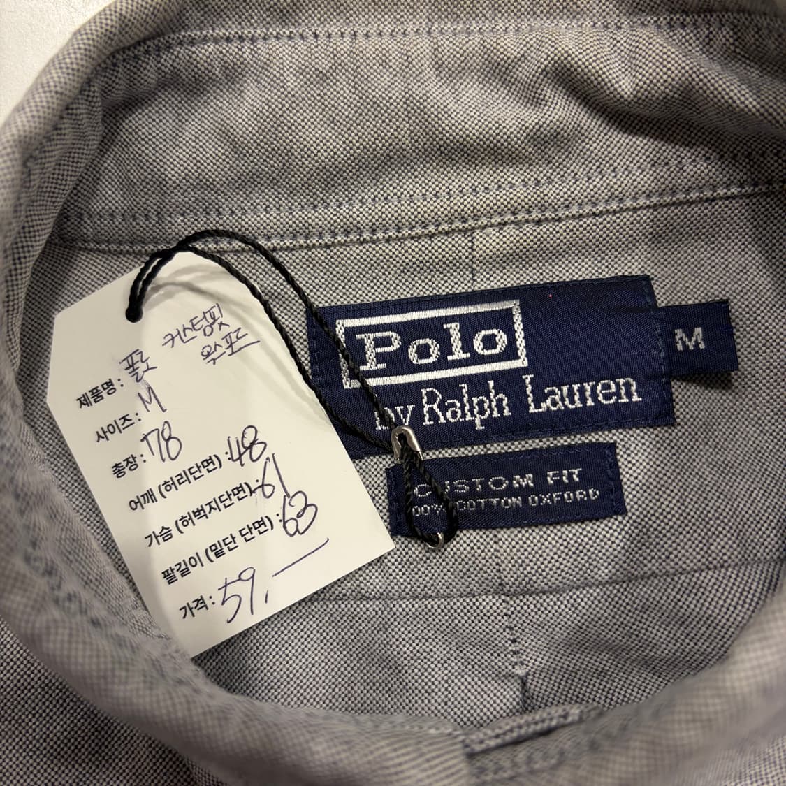 [M] 폴로 랄프로렌 커스텀핏 옥스포드 셔츠 C217 상품이미지5