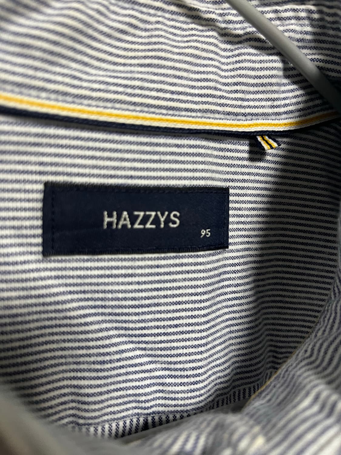 HAZZYS 헤지스 스트라이프 셔츠 M 상품이미지5