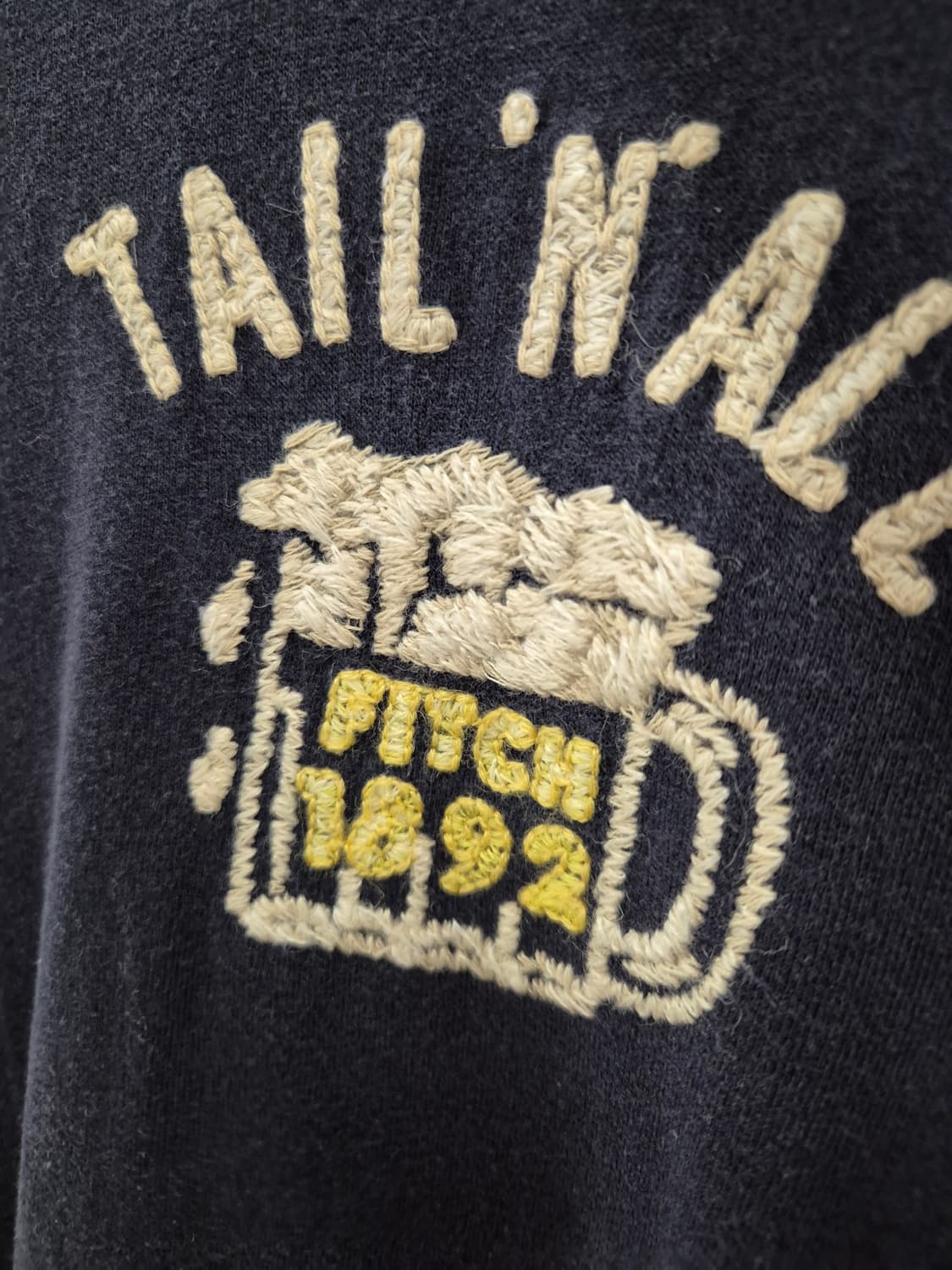 아베크롬비 앤 피치 네이비 반팔 티셔츠 S 상품이미지5