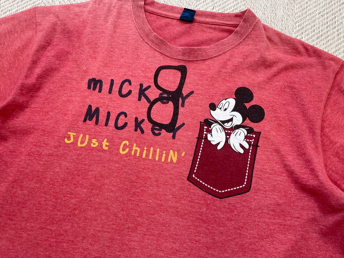 디즈니 미키마우스 just chillin 반팔티셔츠 J04400 상품이미지2