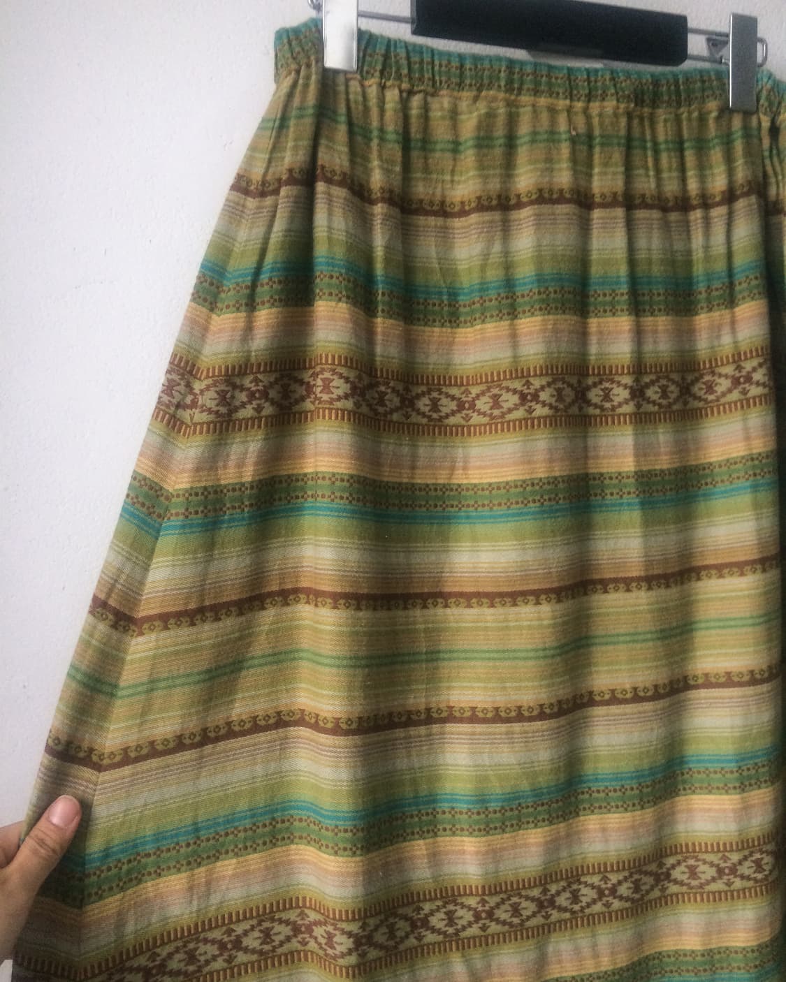 Ethnic mood stripe pattern skirt 상품이미지3