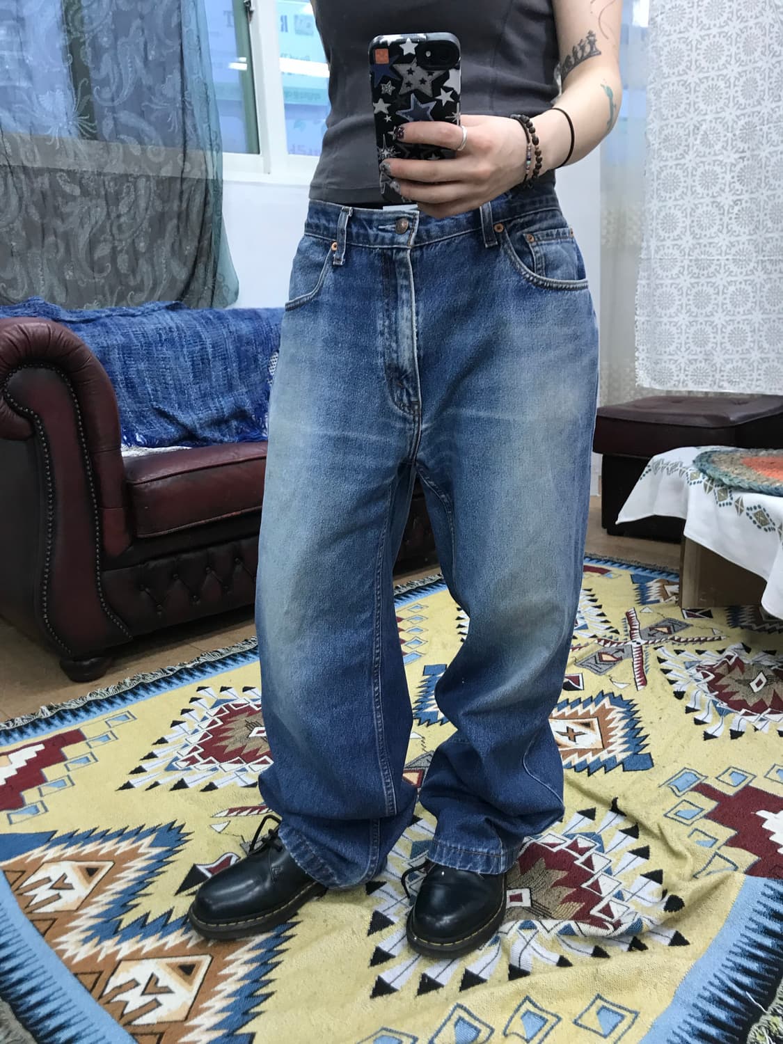 리바이스 221 오렌지탭 워싱 데님팬츠 (Z1031) 상품이미지1