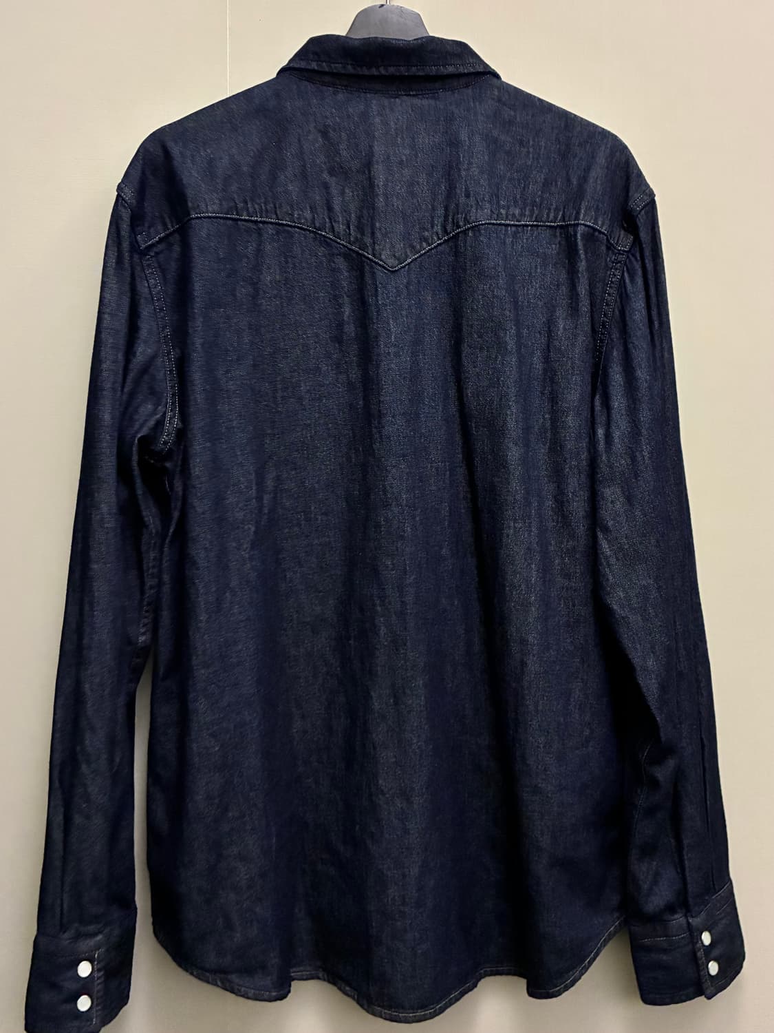 (L/105)리바이스 데님 투포켓 웨스턴셔츠 데님셔츠 levis 상품이미지7