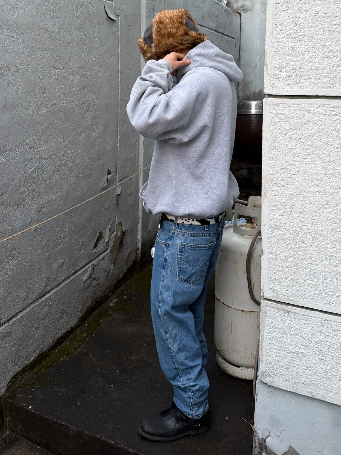 90's 러셀 후드집업 상품이미지7