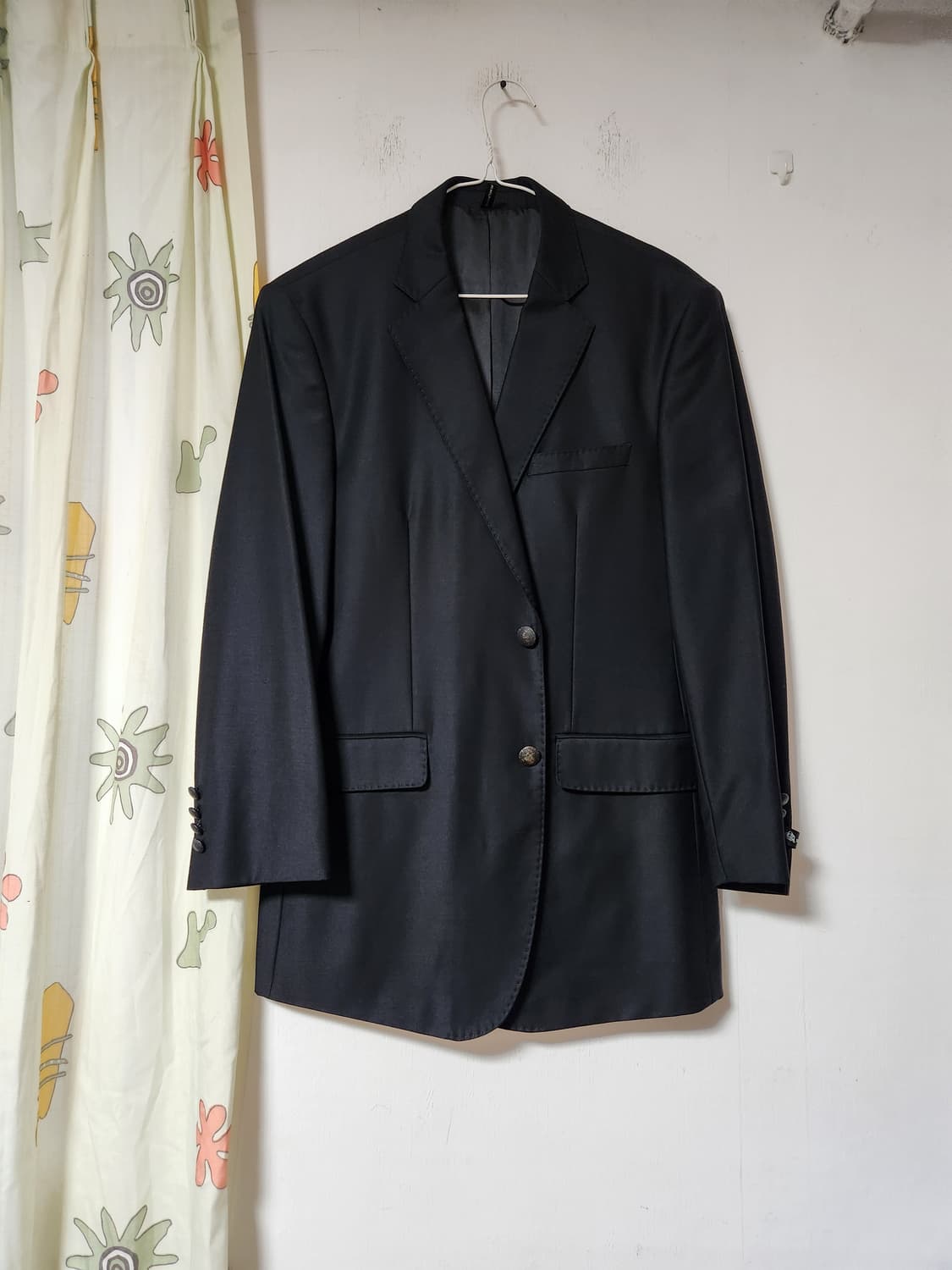 BON 블랙 스티치장식 남성 정장 자켓 블레이저105 상품이미지1