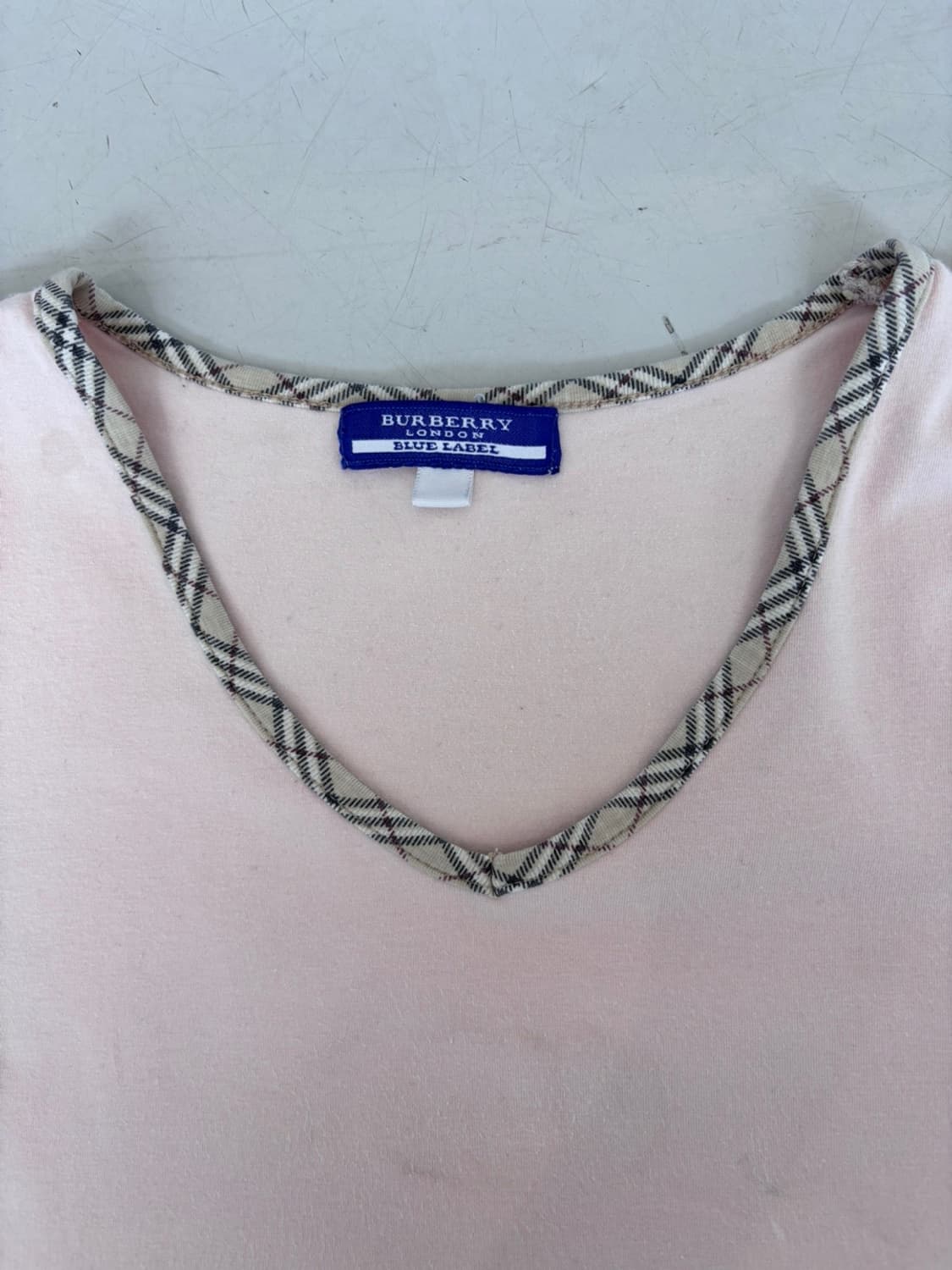 Vintage Burberry Round T 상품이미지4