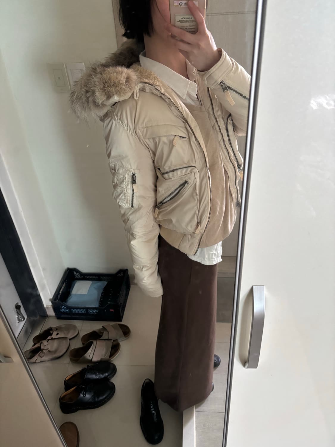 랄프로렌 퍼 트리밍 자켓 상품이미지6