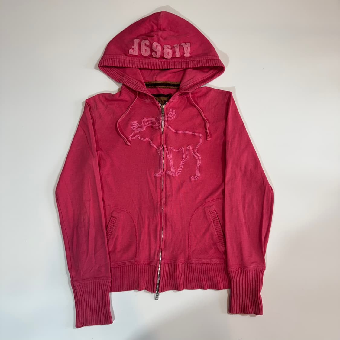 아베크롬비 핫핑크 투웨이 후드집업 상품이미지1