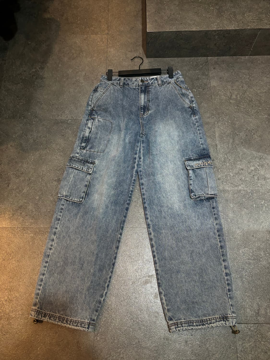 스컬프터 데님 카고 팬츠 바지 S사이즈 상품이미지2