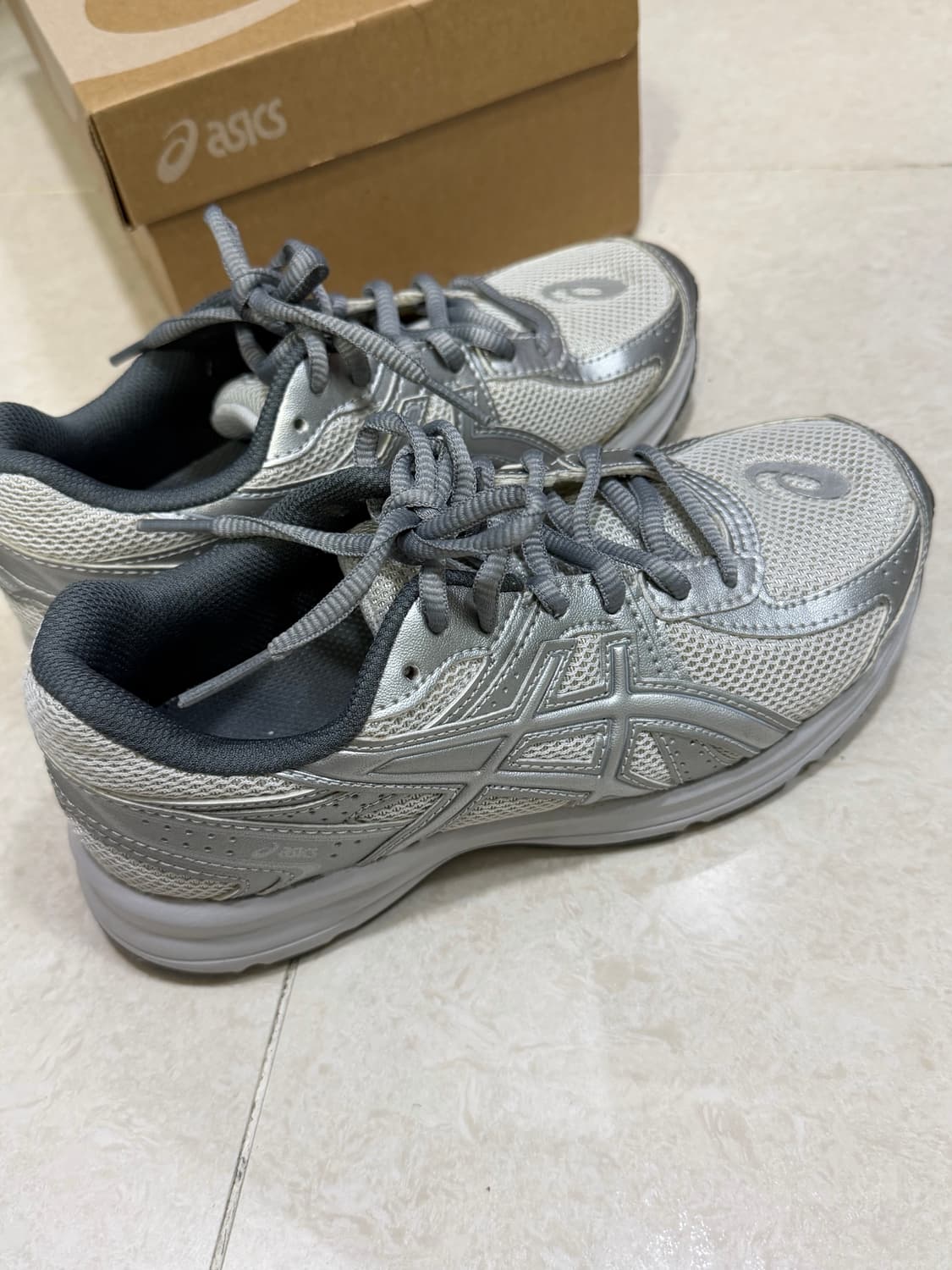 아식스 조그100s 글레시어 그레이 퓨어실버 230 상품이미지2