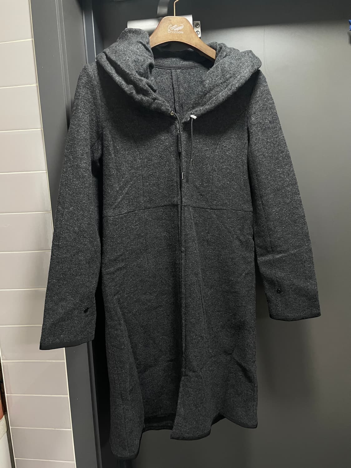 울 나일론 모직 코트 상품이미지1