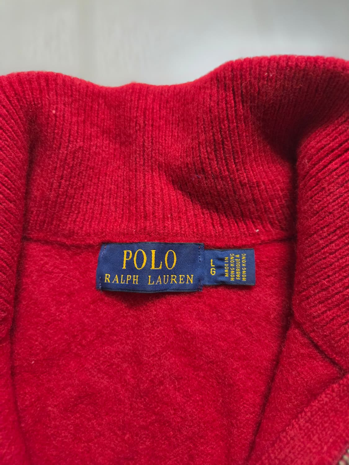 폴로랄프로렌 하프집업 울캐시미어 100%  55~66 상품이미지3