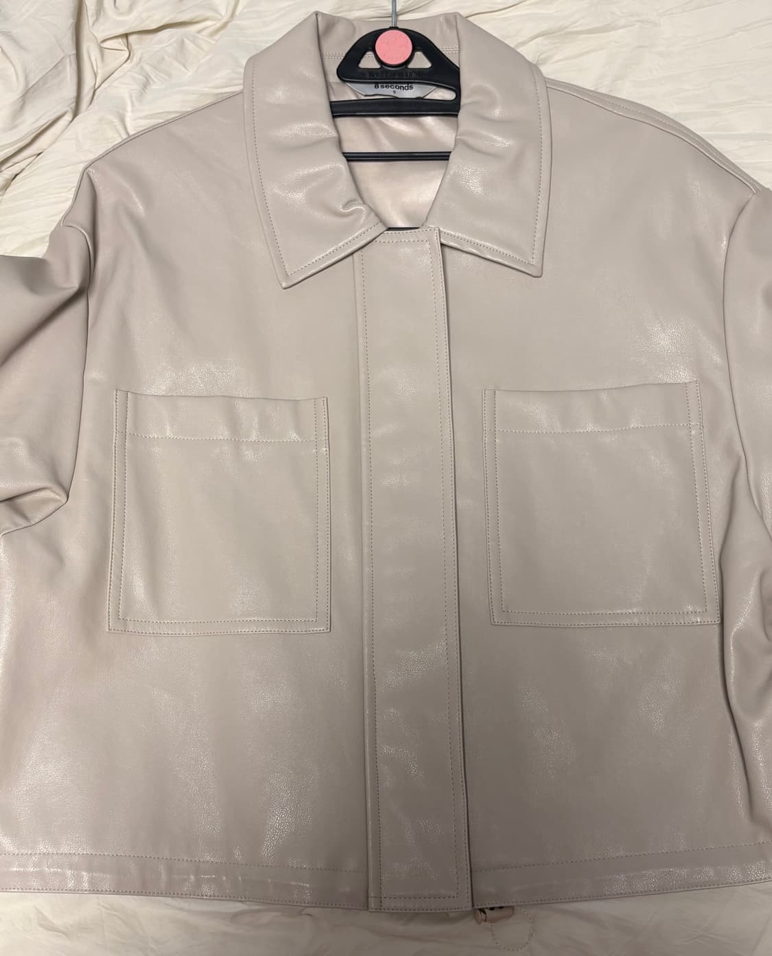 에잇세컨즈 가죽자켓 s사이즈 상품이미지1