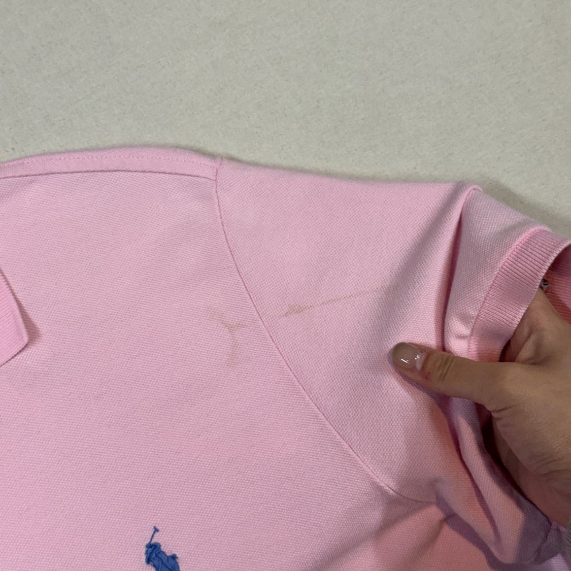 L) 폴로 랄프로렌 클래식 핑크 반팔 카라티 PK 상품이미지5