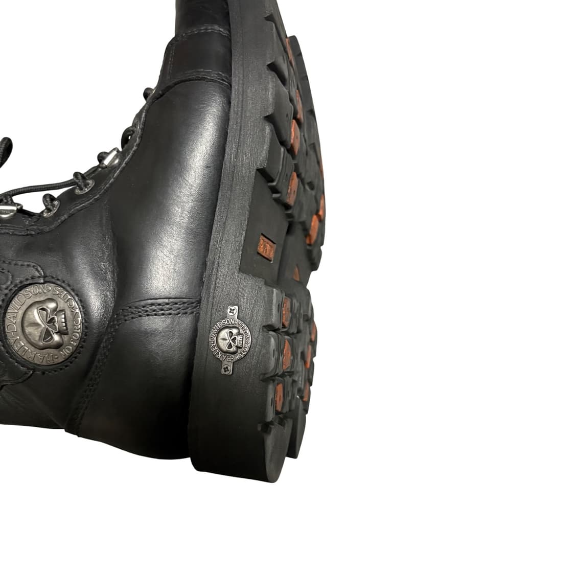 할리데이비슨 스컬 플레임 메탈 토 집업 부츠 270 바이커부츠  상품이미지5