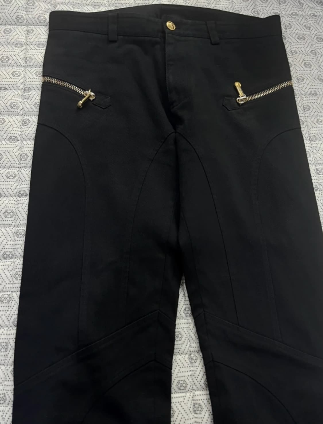 베르사체 블랙 팬츠 50 사이즈 상품이미지3