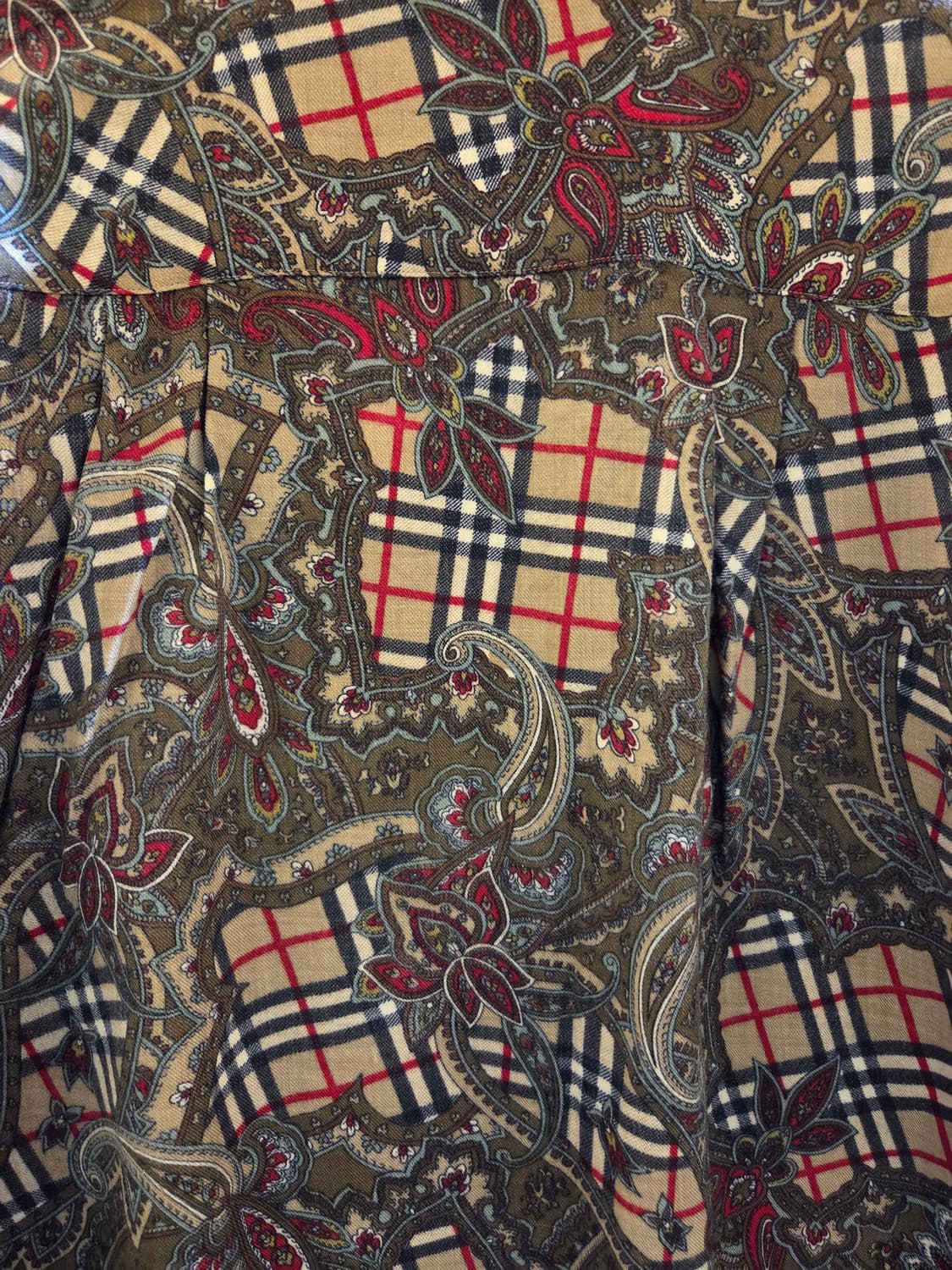 BURBERRY 버버리 노바체크 페이즐리셔츠💯 상품이미지5