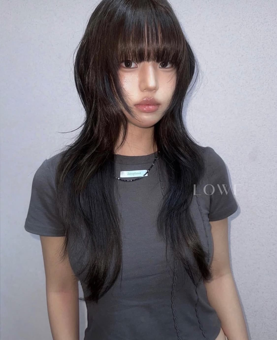 제로플래닛 에리카 클래식 티셔츠 차콜 상품이미지2