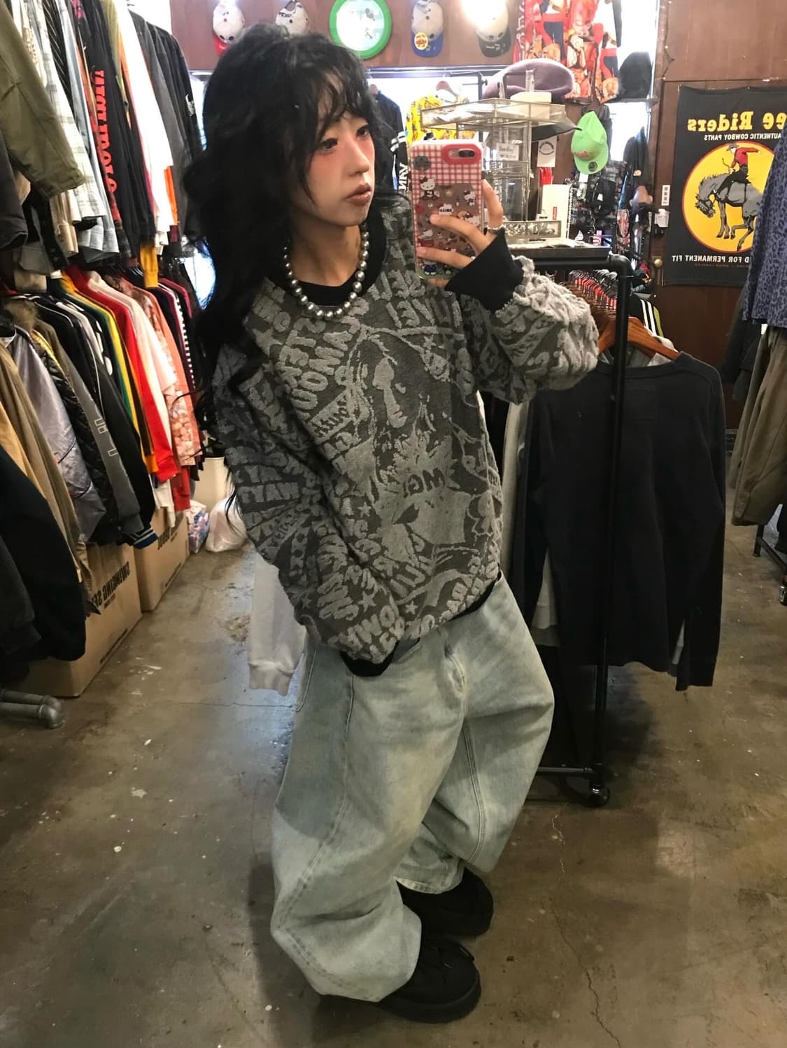 Hysteric Glamour Jacquard Logo Knit 상품이미지3