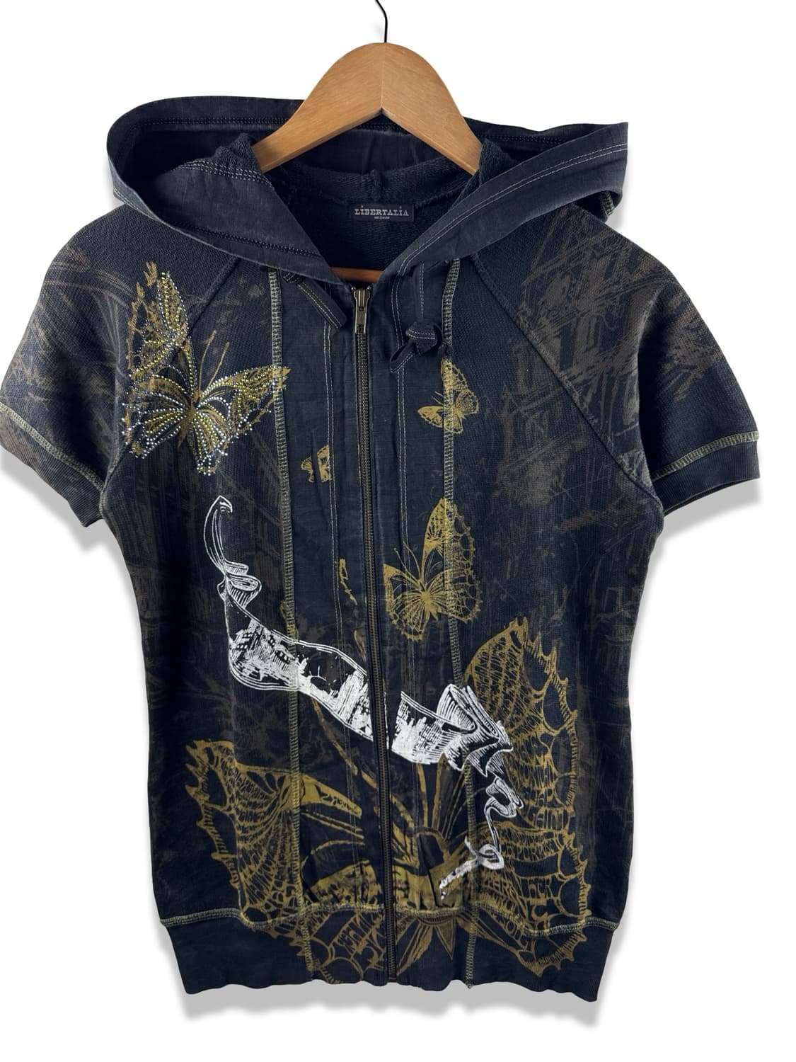 JPN 갸루 키치 반팔 후드집업2146 상품이미지1