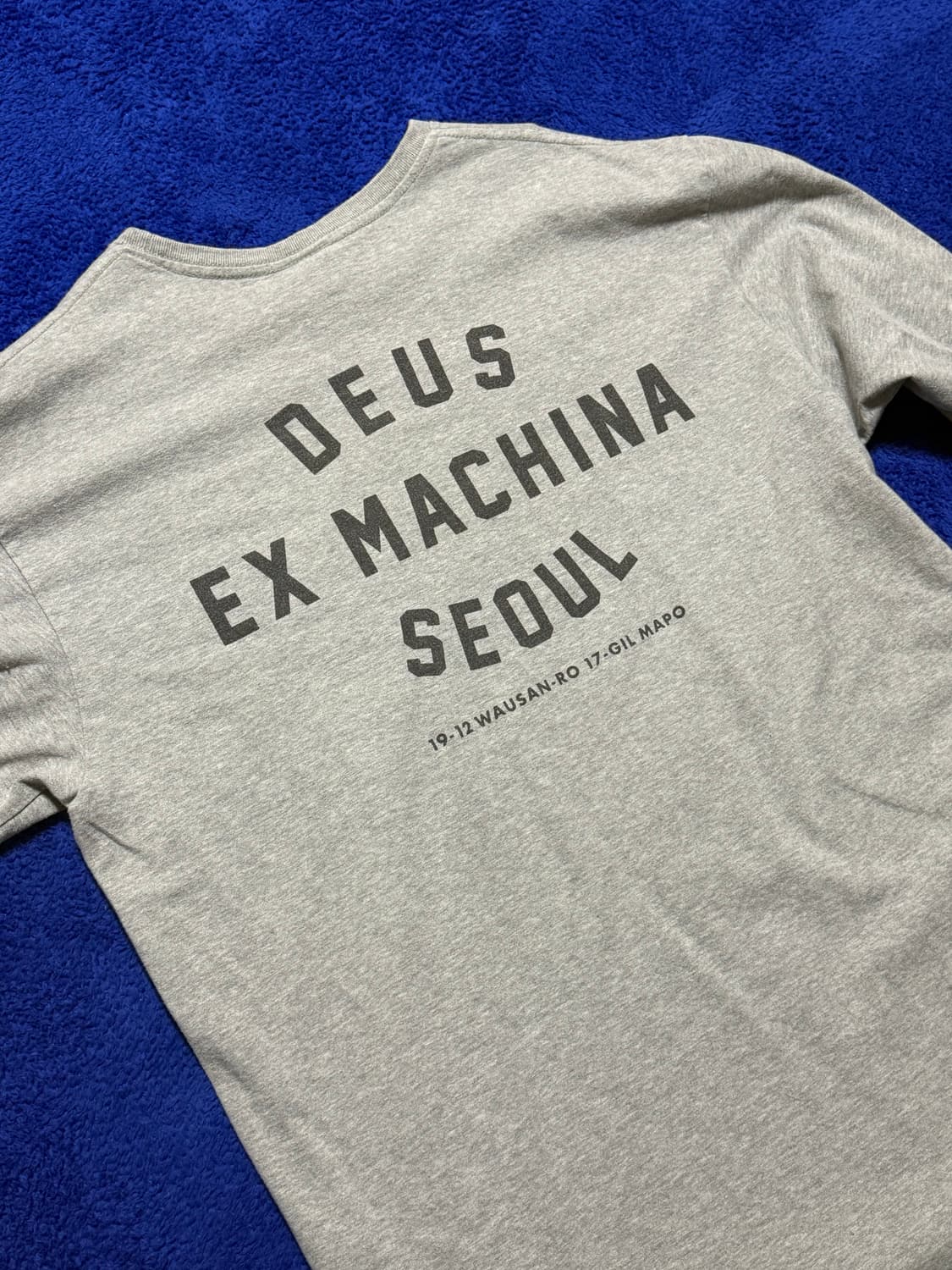 데우스 엑스 마키나 서울 컬리지 어드레스 롱슬리브 그레이 XL 상품이미지1