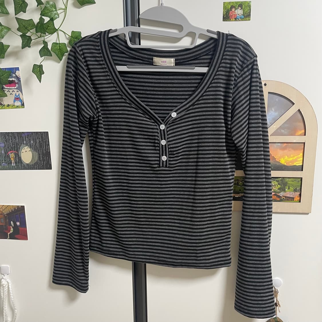 에이블리 상의 모음 1 #롱슬리브 #스트라이프 #여성의으 상품이미지5