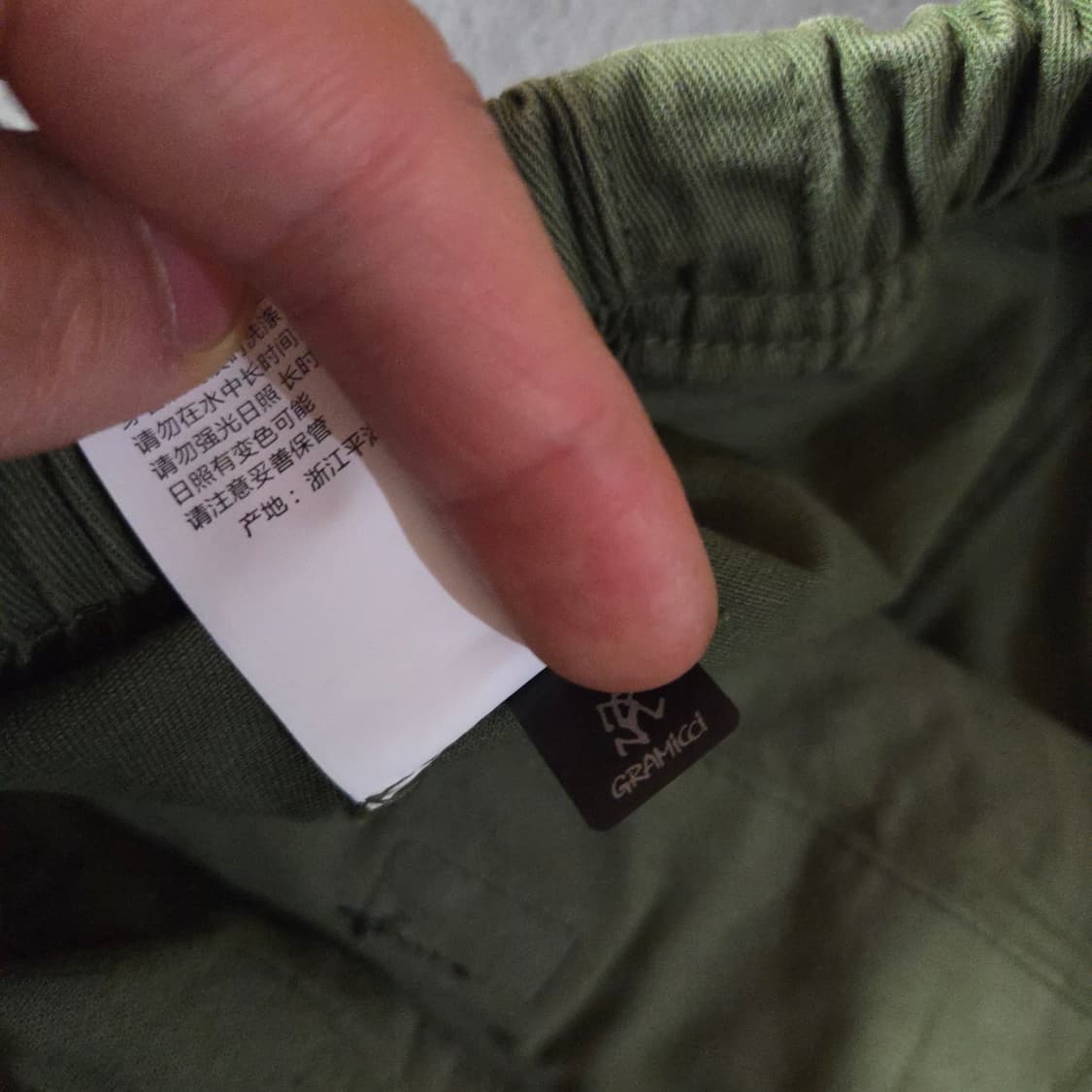 그라미치 루즈 테이퍼드 팬츠 아시아 L 올리브 상품이미지7