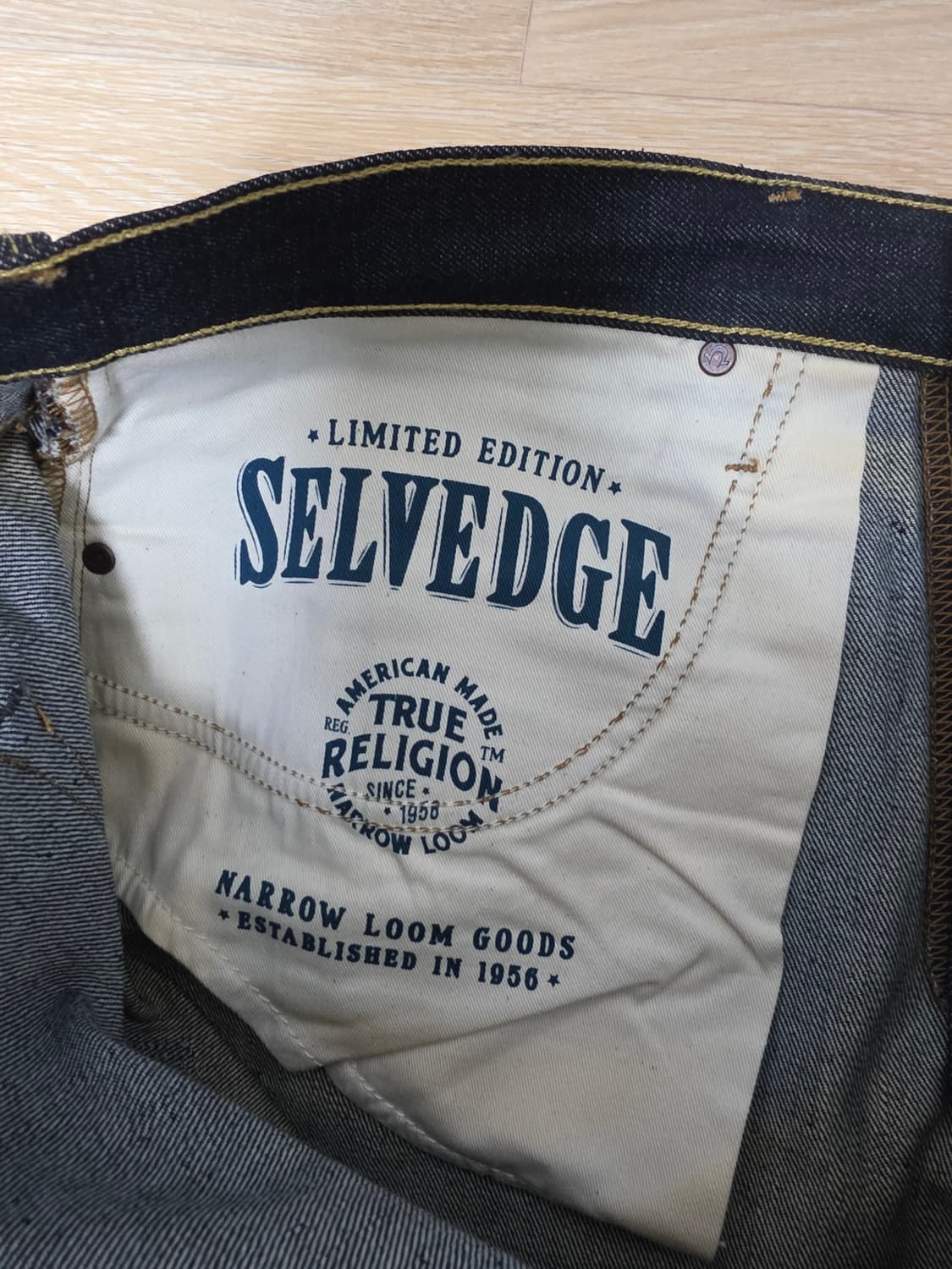 트루릴리젼 인디고 셀비지 데님 40 상품이미지4