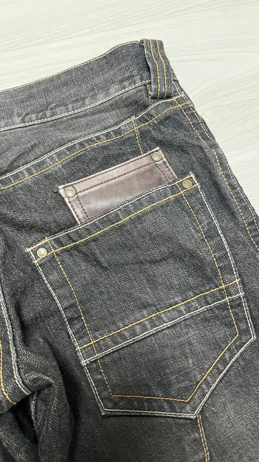 미셀클랑 부츠컷 레더포켓 팬츠 46 상품이미지5