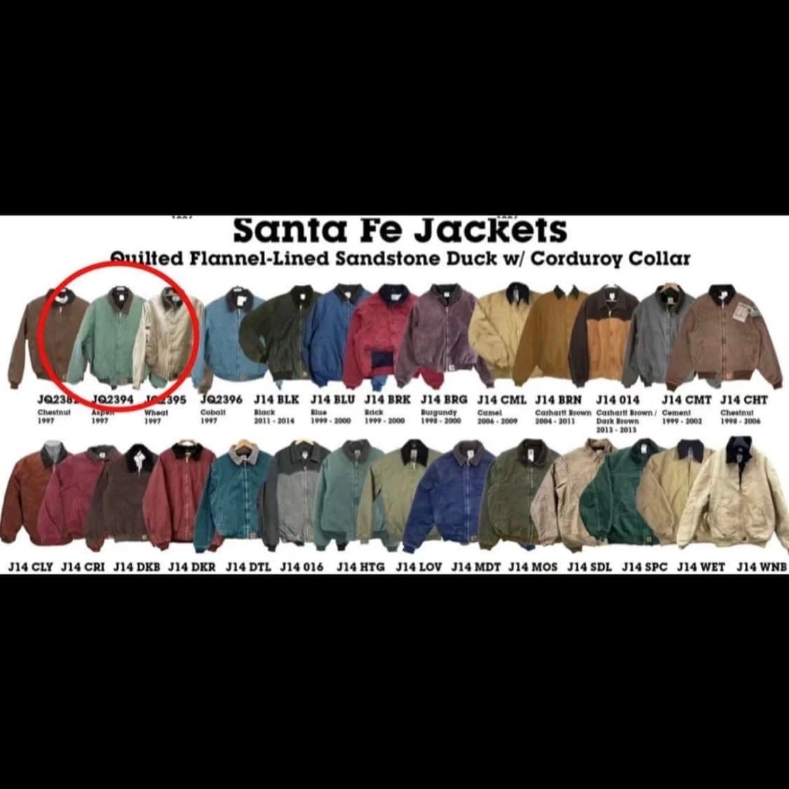 [L] 90s 빈티지 칼하트 싼타페 JQ2394 Aspen 상품이미지4