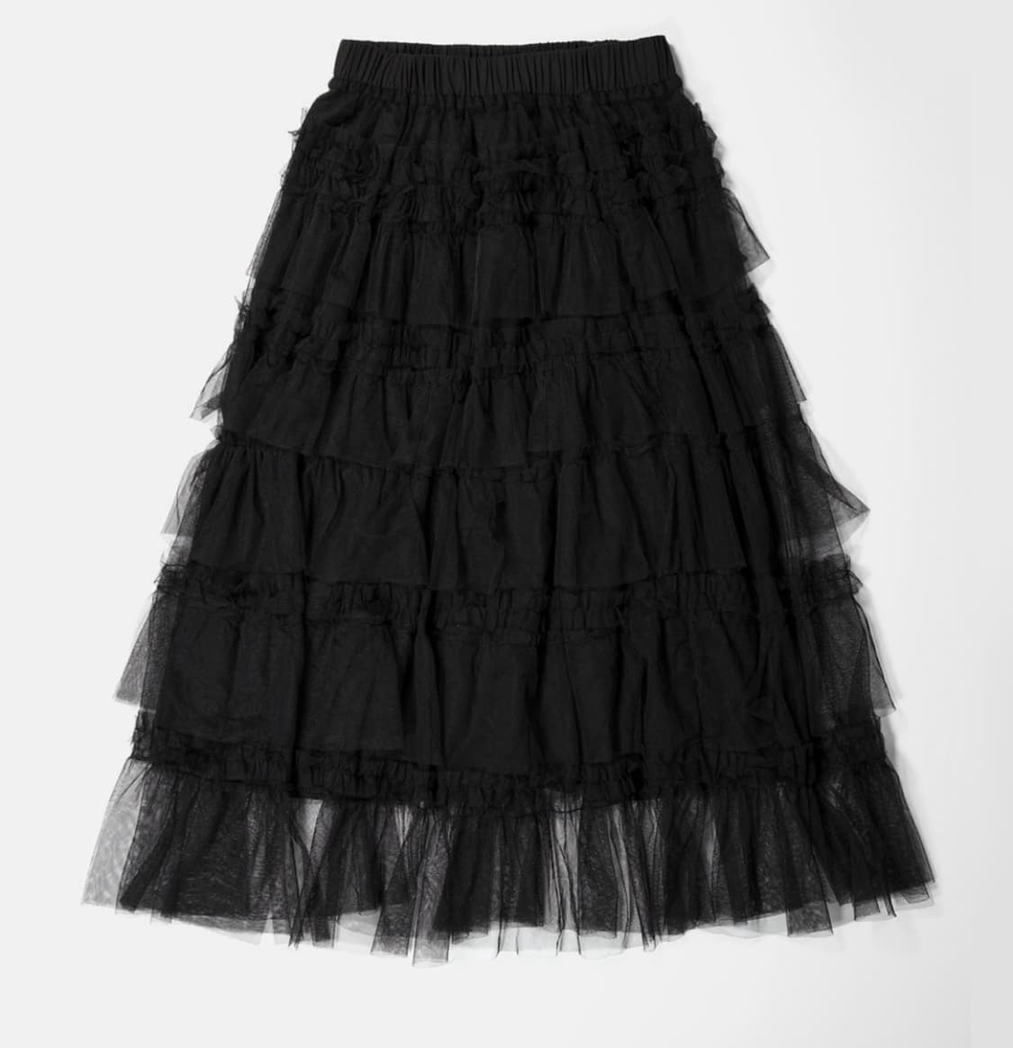 생긴스튜디오 TULLE TIERED LONG SKIRT 상품이미지2
