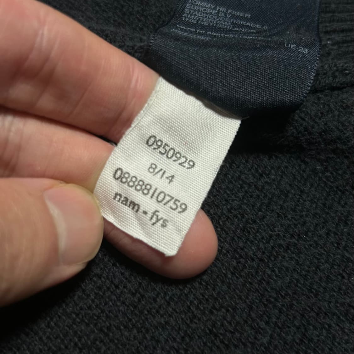 [M] Tommy 타미힐피거 코튼 라운드 니트 상품이미지4