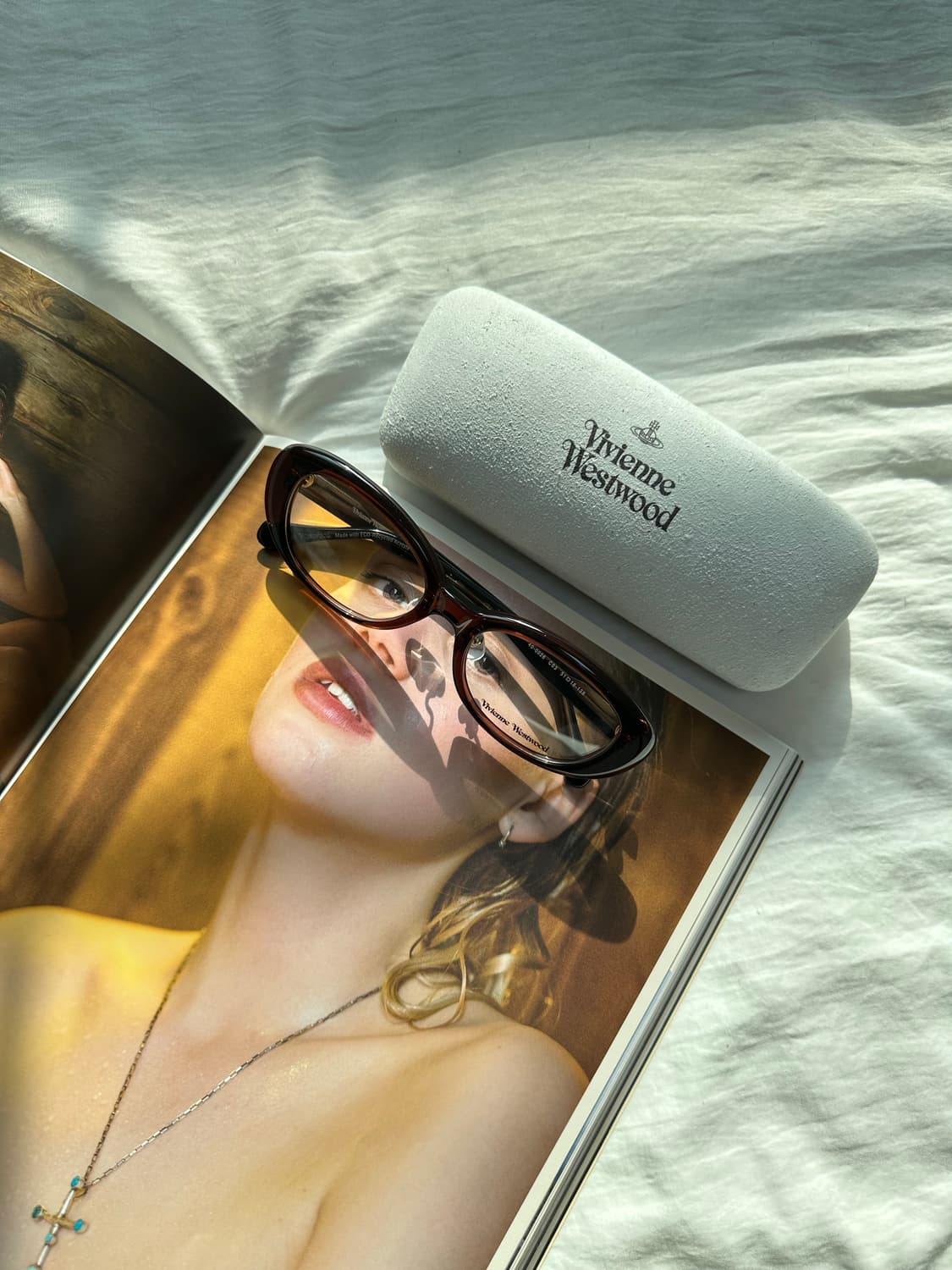 비비안웨스트우드 브라운 안경 상품이미지1