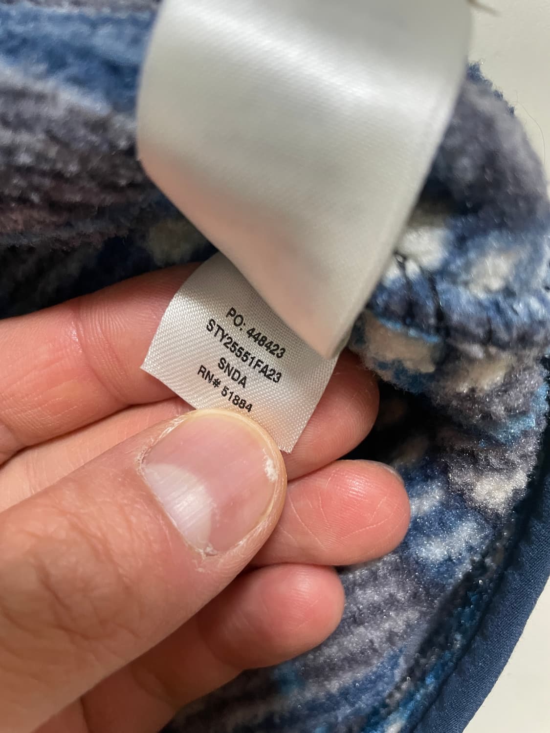 [XL] 파타고니아 아즈텍 신칠라 플리스 XL 블루 패턴 상품이미지4