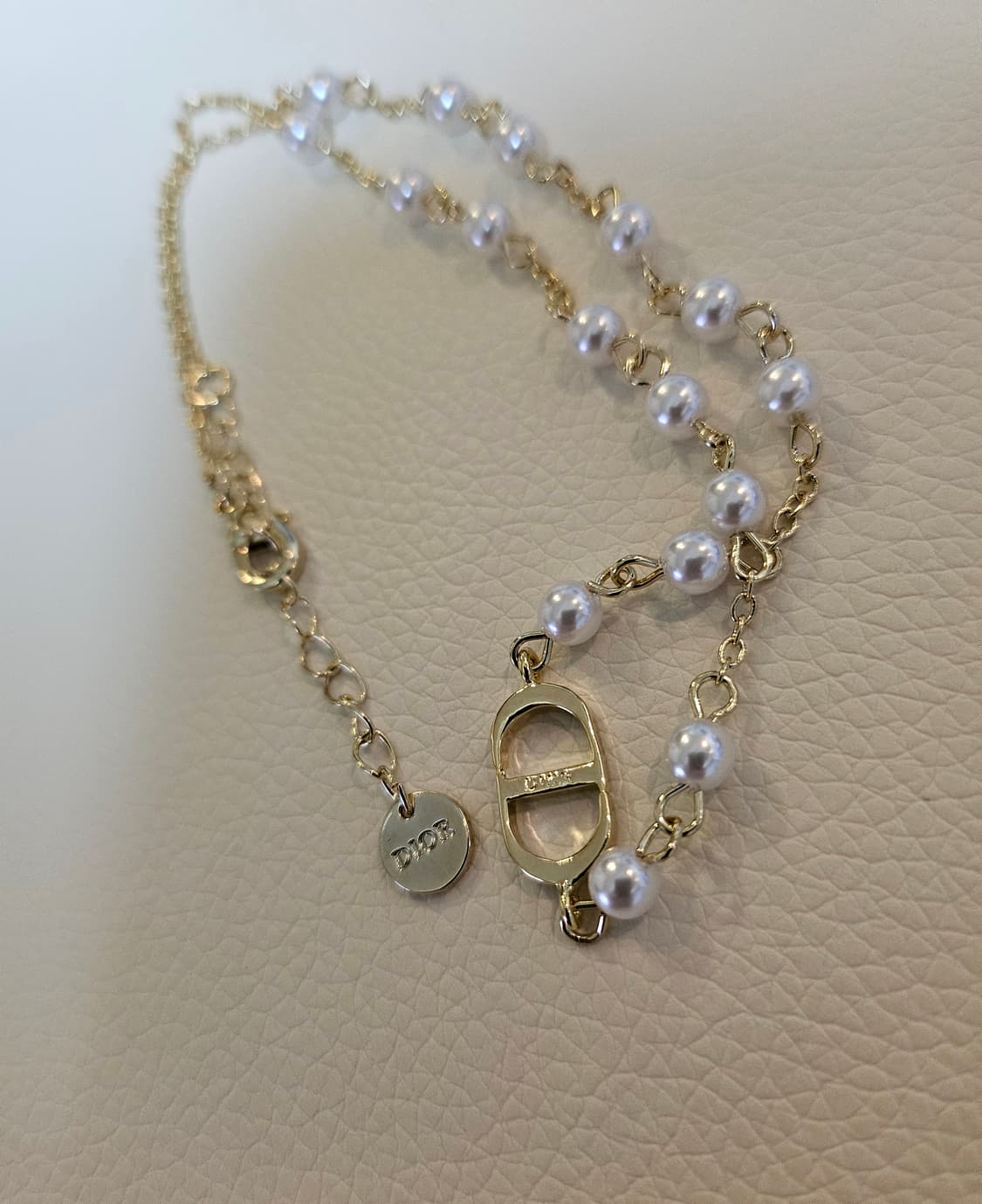 디올 업사이클링  진주 목걸이 상품이미지3