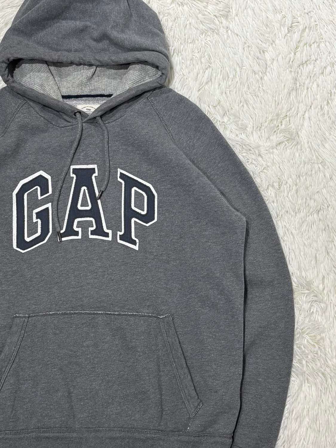 갭 그레이 빅로고 후드 상품이미지5