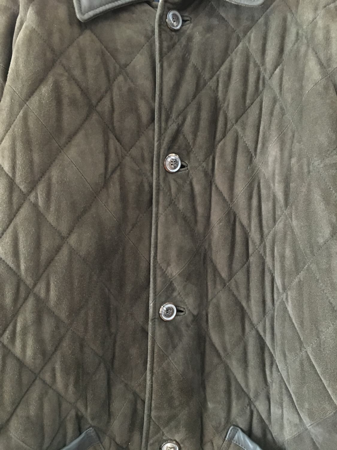 아이그너 퀼팅 염소가죽 레더자켓 상품이미지3