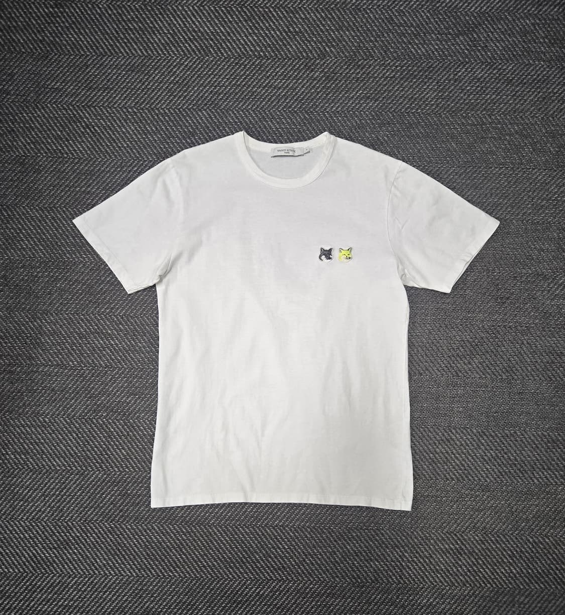 메종키츠네 공용 더블 폭스 반팔 티셔츠 S 상품이미지1